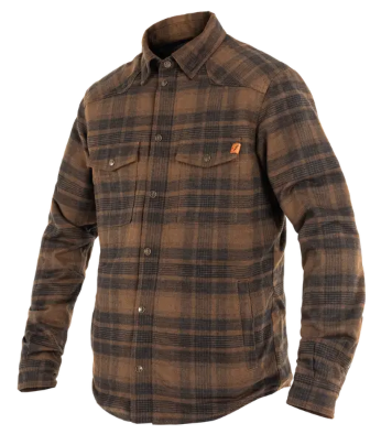 Motorcycle shirt JOHN DOE WOODY BROWN