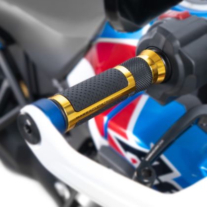 Γκριάλια μοτοσυκλέτας BARRACUDA B-LUX RACING GRIPS GOLD