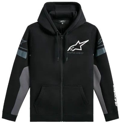 Hanorac motociclist ALPINESTARS ESEMEX NEGRU/CĂRBUNE