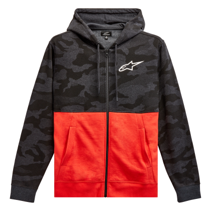 Hanorac moto ALPINESTARS HOODIE CAMO-BLOCK CHAR