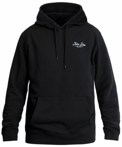 Moto sweatshirt JOHN DOE JD LETTERING BK