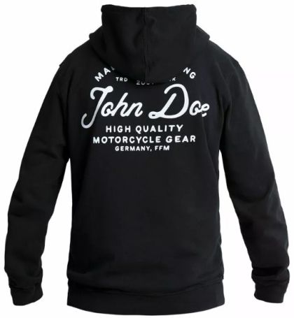 Moto sweatshirt JOHN DOE JD LETTERING BK