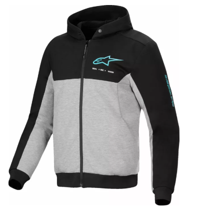 Hanorac moto ALPINESTARS CHROME V2 SPORT BK/GY/TQ