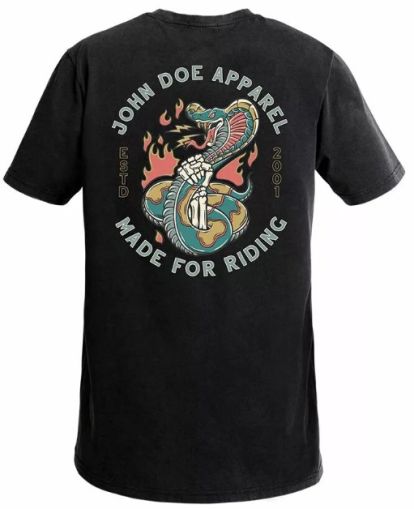 Moto T-shirt JOHN DOE SNAKE II BK