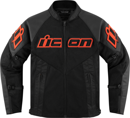 Geaca moto ICON MESH AF LEATHER CE RD