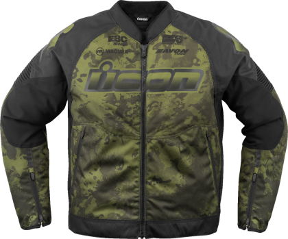 ICON Overlord3™ CE Magnacross CE DARK GRAY Motorcycle Jacket