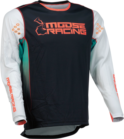 Motocross shirt MOOSE RACING AGROID TEAL/BLACK