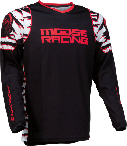 Мотокрос блуза MOOSE RACING QUALIFIER BLACK/RED