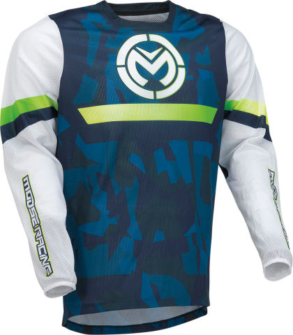 Мотокрос блуза MOOSE RACING SAHARA WHITE/BLACK/BLUE