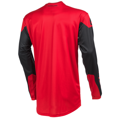 Tricou de motocross O'NEAL ELEMENT THREAT RED/NEGRU