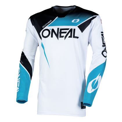 Motocross shirt O'NEAL HARDWEAR AIR SLAM BLACK/TEAL V.25
