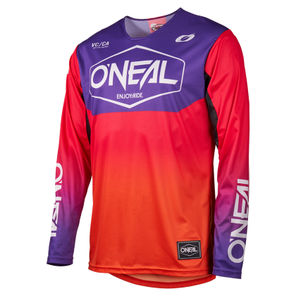 Μπλούζα Motocross O'NEAL MAYHEM HEXX ΠΟΡΤΟΚΑΛΙ/ΜΩΒ