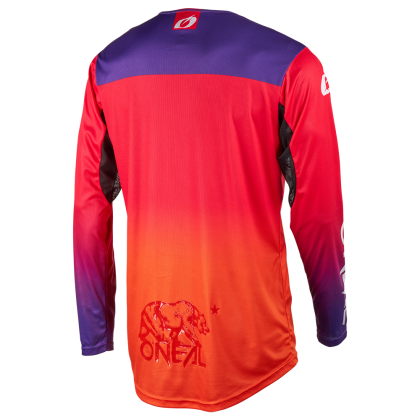 Μπλούζα Motocross O'NEAL MAYHEM HEXX ΠΟΡΤΟΚΑΛΙ/ΜΩΒ