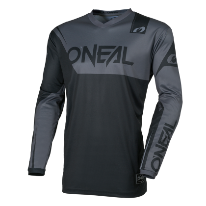Motocross shirt O`NEAL ELEMENT RACEWEAR BLACK/GRAY V.26