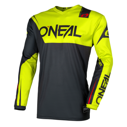 Motocross blouse O`NEAL ELEMENT RACEWEAR BLACK/NEON YELLOW V.26