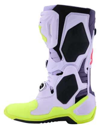 Мотокрос ботуши ALPINESTARS TECH 10 S-VENTED PURPLE/YELLOW/DIVA PINK