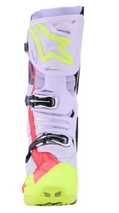 Мотокрос ботуши ALPINESTARS TECH 10 S-VENTED PURPLE/YELLOW/DIVA PINK