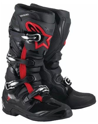 Μπότες μοτοκρός ALPINESTARS TECH 7 BLACK/RED FLUO C25