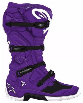 Ghete motocross ALPINESTARS TECH 7 PURPLE C25