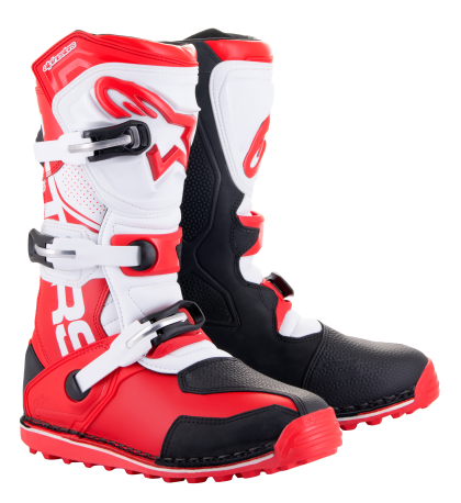 Ghete Motocross ALPINESTARS TECH-T ROȘU/NEGRU/ALB