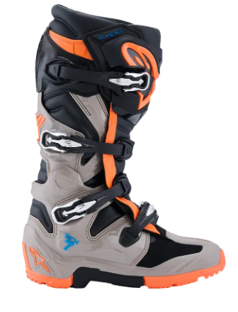 Ghete motocross ALPINESTARSECH TECH 7 ENDURO BACK/GRI/PORTOCALIU