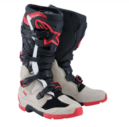 Ghete motocross ALPINESTARSECH TECH 7 ENDURO NEGRU/GRI/ROȘU