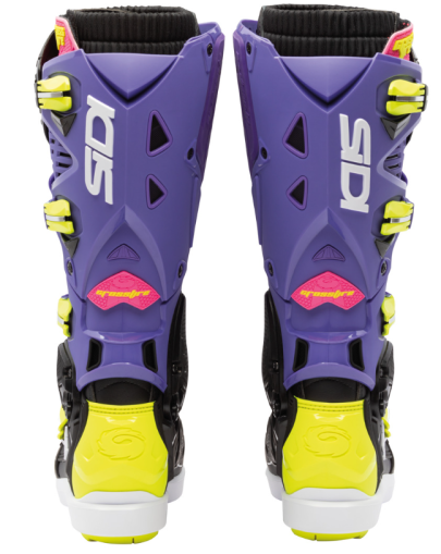 Motocross boots SIDI CROSSFIRE 3 SRS BLACK VIOLET/FLUO