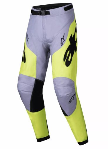 Pantaloni de motocross ALPINESTARS RACER VOIL GRI/GALBEN