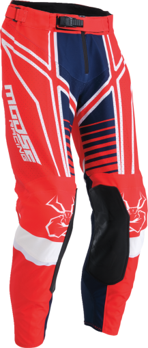 Motocross breeches MOOSE RACING AGROID RED/WHITE/BLUE