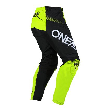 Мотокрос брич O'NEAL ELEMENT RACEWEAR BLACK/NEON YELLOW V.25