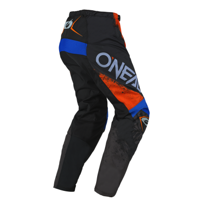 Motocross breeches O'NEAL ELEMENT SHOCKER BLACK/ORANGE V.25