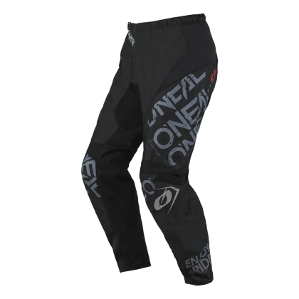 Pantaloni de motocross O'NEAL ELEMENT STATIC BLACK/GRY V.25