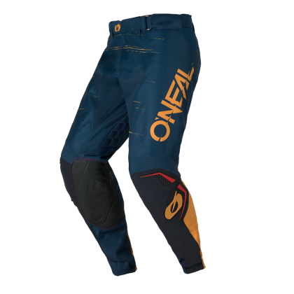 Motocross Breeches O'NEAL HARDWEAR SWIPE NAVY BLUE/TANGERINE