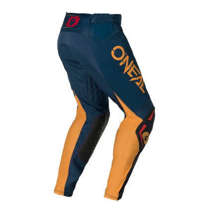 Motocross Breeches O'NEAL HARDWEAR SWIPE NAVY BLUE/TANGERINE