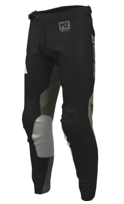 Pantaloni de motocross THOR LAUNCHMODE BLEACH NEGRU/CAMUFLAT