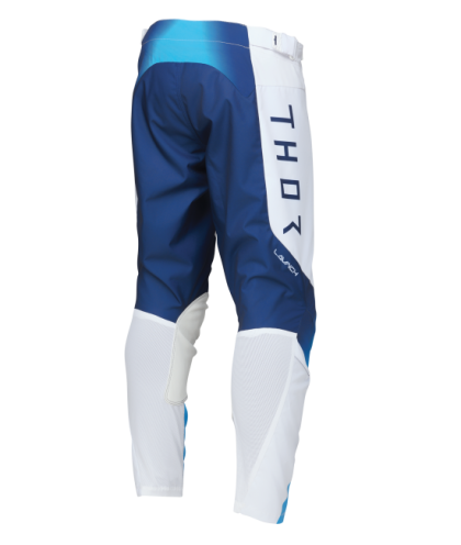 Pantaloni de motocross THOR LAUNCHMODE STORM WHITE