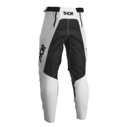 Motocross breeches THOR PULSE MONO BLACK/WHITE