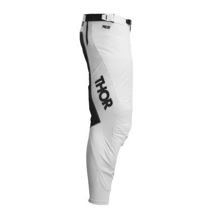 Motocross breeches THOR PULSE MONO BLACK/WHITE