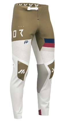 Motocross breeches THOR SPORTMODE LEAGUE WHITE/COPPER