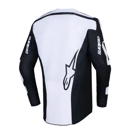 Φανέλα μοτοκρός Alpinestars RACER AIR RIWAY ΜΑΥΡΟ/ΛΕΥΚΟ