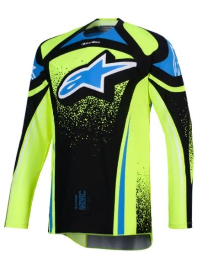 Мотокрос джърси Alpinestars TECHSTAR NOMUR NAVY/YELLOW/BLUE
