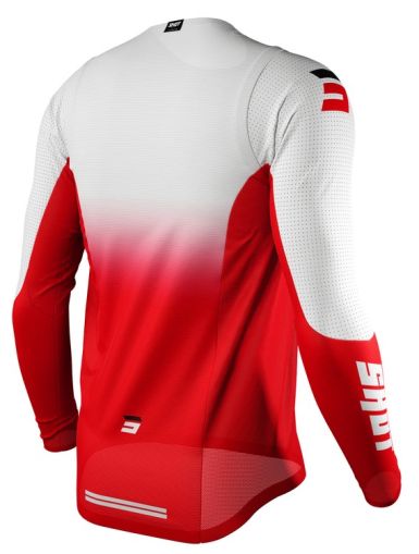 Tricou Motocross SHOT Roșu Gradient