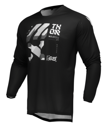 THOR LAUNCHMODE BRAVE BLACK Motocross Jersey