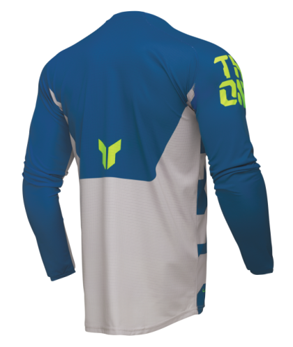 Motocross Jersey THOR LAUNCHMODE FORGE BLUE