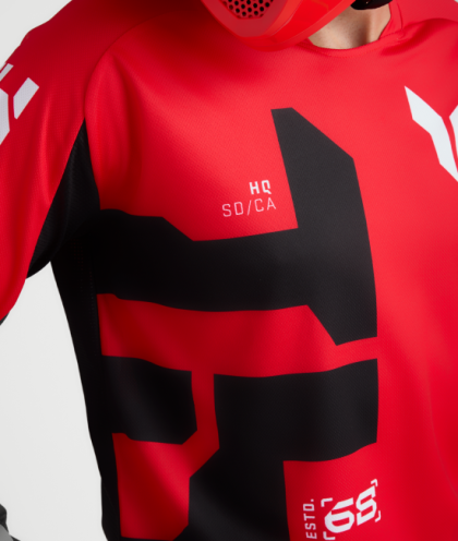 THOR LAUNCHMODE FORGE RED Motocross Jersey