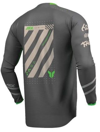 Φανέλα Motocross THOR LAUNCHMODE FUTURA CHAR/GRN