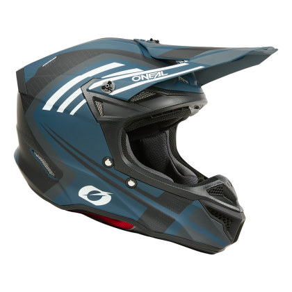 Мотокрос каска 5SERIES POLYACRYLITE SPIKE BLUE/WHITE V.25