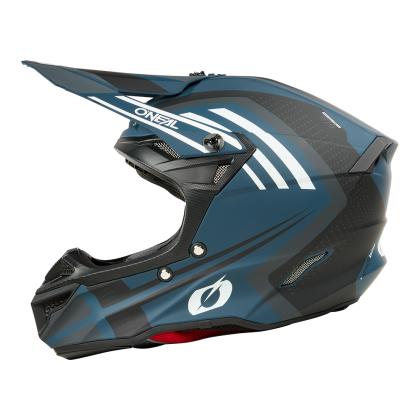 Мотокрос каска 5SERIES POLYACRYLITE SPIKE BLUE/WHITE V.25