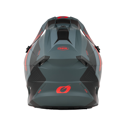 Motocross helmet 5SERIES POLYACRYLITE SPIKE GRAY/RED V.25