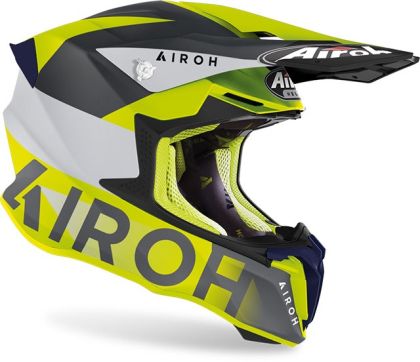 ΚΡΑΝΟΣ MOTOCROSS AIROH TWIST 2.0 LIFT ΚΙΤΡΙΝΟ ΜΑΤ